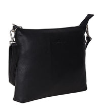 Load image into Gallery viewer, Urban Forest Emma Leather Sling Bag in Rambler Black
