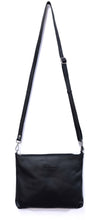 Load image into Gallery viewer, Urban Forest Emma Leather Sling Bag in Rambler Black
