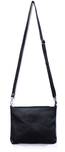 Urban Forest Emma Leather Sling Bag in Rambler Black