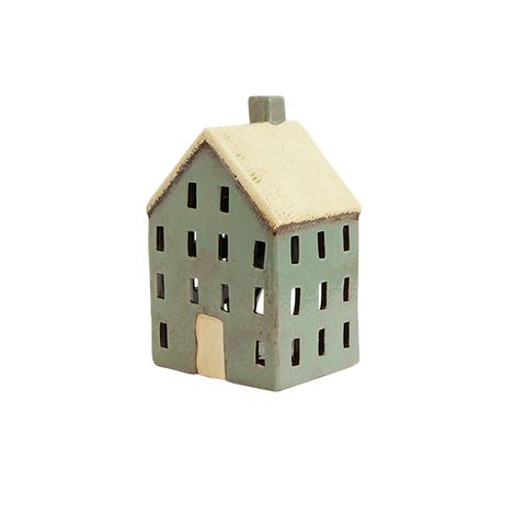 French Country Collections Alsace Tea Light Chalet Blue