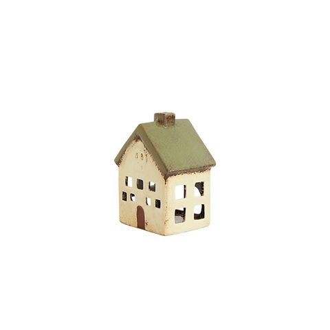 French Country Collections Alsace Tea Light Villa Olive Green