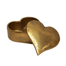 Load image into Gallery viewer, French Country Collections Heart Box Gold
