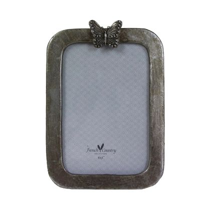 French Country Collections Butterfly Photoframe Vertical 4x6