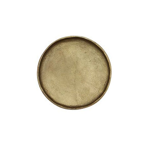 French Country Collections Handforged Brass Plate Medium