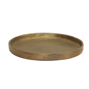 French Country Collections Handforged Brass Plate Medium