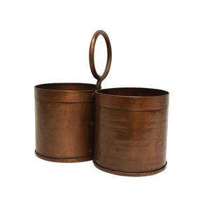 French Country Collections Utensil Holder Copper