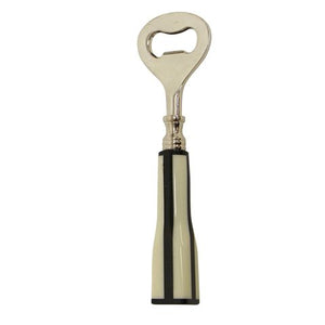 French Country Black and White Bottle Opener