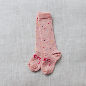Lamington Merino Wool Knee High Socks- Hundreds and Thousands