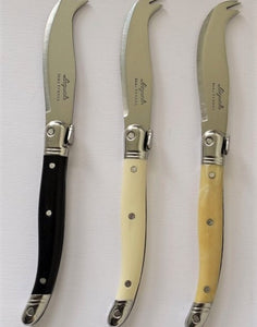 Laguiole Black Short Cheese Knife 16cm