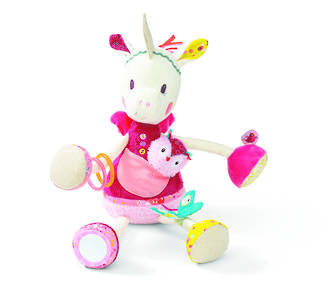 Lilliputiens Louise Cuddly Activity Unicorn Toy