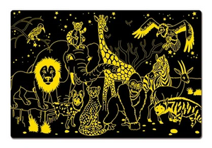 The Learning Journey Glow In The Dark Wildlife Puzzle