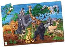 Load image into Gallery viewer, The Learning Journey Glow In The Dark Wildlife Puzzle
