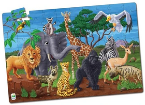 The Learning Journey Glow In The Dark Wildlife Puzzle