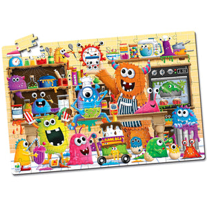 The Learning Journey Puzzle Double Glow In The Dark Monsters