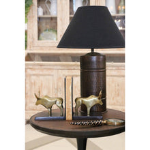 Load image into Gallery viewer, CC Interiors Bull Bookends in Brass Finish
