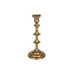 French Country Collections Ridged Taper Candlestick Short