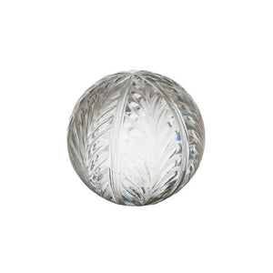 French Country Collections Wing Cut Glass Ball 4"